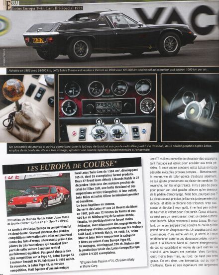 Lotus Europa Twin Cam